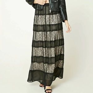 Lace Maxi Skirt